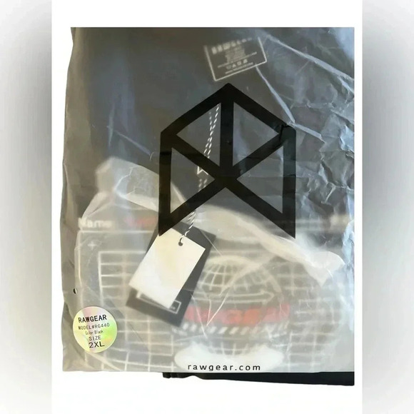 Rawgear Men’s Long Sleeve Graphic Tee Shirts in Black - Picture 8 of 8